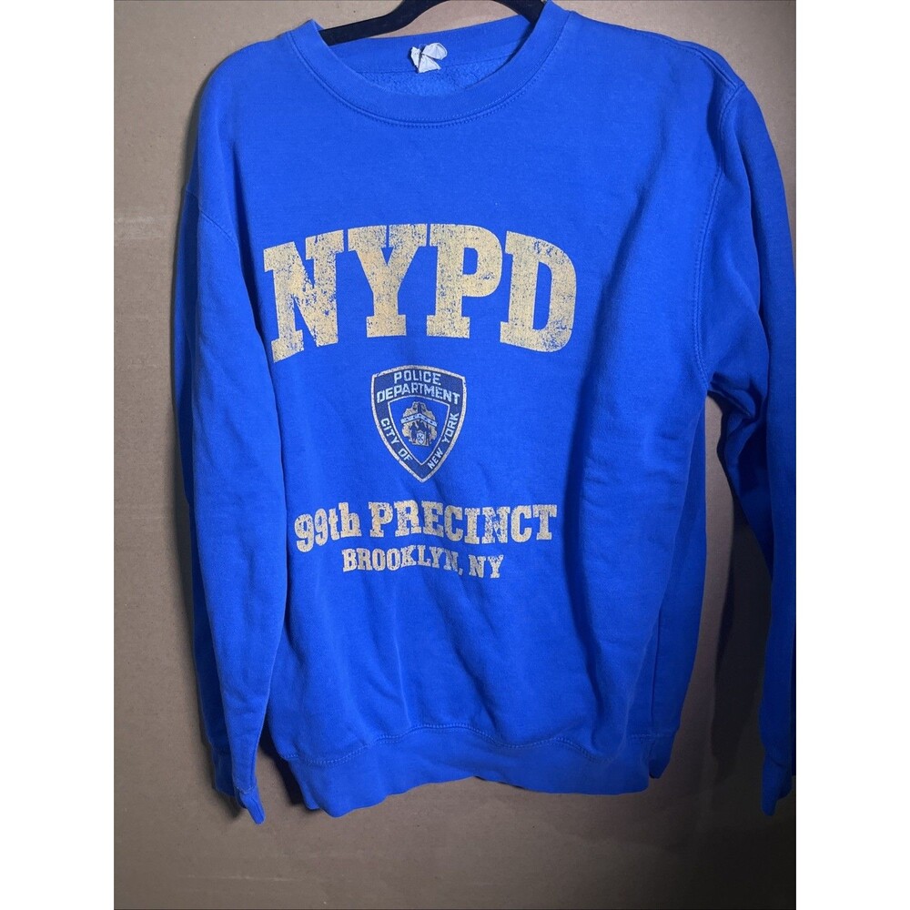 NYPD New York City Police Dept. Officially Licensed Men's M Blue Sweatshirt (36